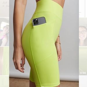 Bandier All Access Bike Shorts NWT